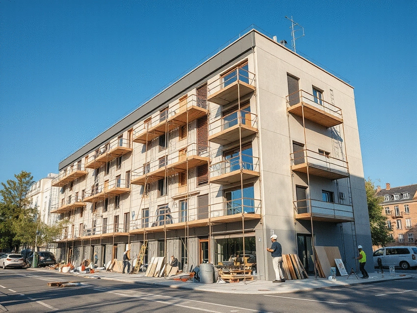 Rénovation d'immeuble à Nantes